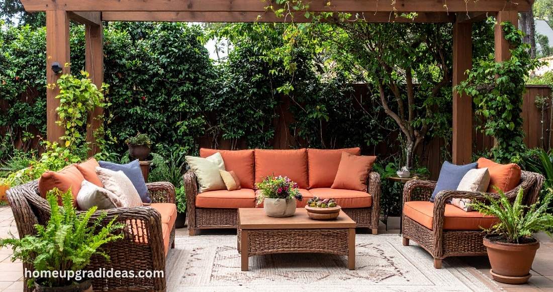 what is rattan garden furniture made of